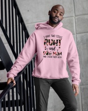 I Have Two Titles Aunt And Dog Mom Hooded Sweatshirt apparel-hooded-sweatshirt-lifestyle-front-10