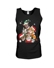 Cat Christmas Unisex Tank tile
