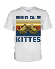 Big Ol Kittes V-Neck T-Shirt tile