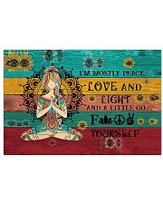 I'm Mostly Peace Love And Light Horizontal Poster tile