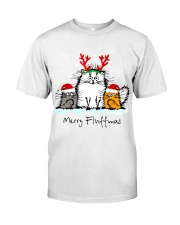 Cats Merry Fluffmas Classic T-Shirt tile
