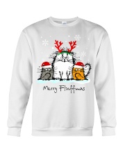 Cats Merry Fluffmas Crewneck Sweatshirt tile