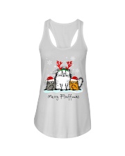 Cats Merry Fluffmas Ladies Flowy Tank tile
