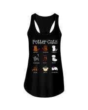 Potter Cat Style 2 Ladies Flowy Tank tile