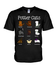 Potter Cat Style 2 V-Neck T-Shirt tile
