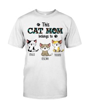This Cat Mom Belongs To Premium Fit Mens Tee tile