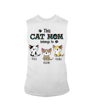 This Cat Mom Belongs To Sleeveless Tee tile