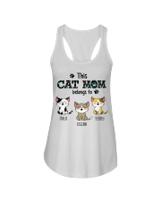 This Cat Mom Belongs To Ladies Flowy Tank tile