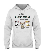 This Cat Mom Belongs To Hooded Sweatshirt tile