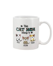 This Cat Mom Belongs To Mug tile
