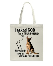 God Sent Me A German Shepherd Tote Bag tile