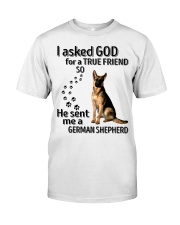 God Sent Me A German Shepherd Premium Fit Mens Tee tile