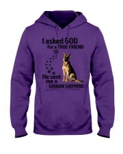 God Sent Me A German Shepherd Hooded Sweatshirt front
