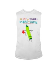 The Day The Teachers Backed To School Style 3 Sleeveless Tee tile