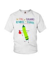The Day The Teachers Backed To School Style 3 Youth T-Shirt tile