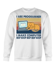 I Are Programmer I Make Computer Beep Boop Crewneck Sweatshirt tile