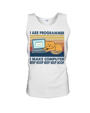 I Are Programmer I Make Computer Beep Boop Unisex Tank tile