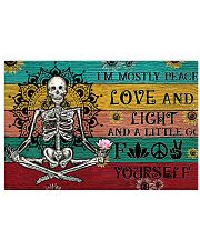 I'm Mostly Peace Love And Light 17x11 Poster front