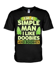 IM A SIMPLE MAN V-Neck T-Shirt tile