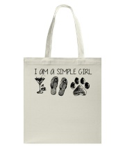 I Am A Simple Girl Tote Bag tile