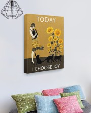 Today I Choose Joy Style 1 16x20 Gallery Wrapped Canvas Prints aos-canvas-pgw-16x20-lifestyle-front-02