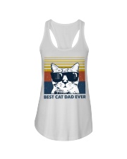 Best Cat Dad Ever Ladies Flowy Tank tile