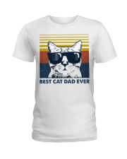 Best Cat Dad Ever Ladies T-Shirt tile