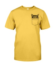 Cat In Pocket Classic T-Shirt front