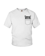Cat In Pocket Youth T-Shirt tile