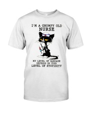 I'm A Grumpy Old Nurse Classic T-Shirt front