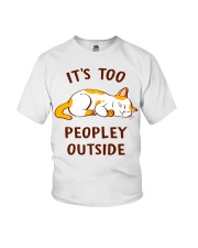 It's Too Peopley Outside Youth T-Shirt tile