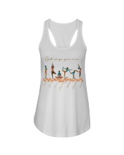 God Says You Are Ladies Flowy Tank tile