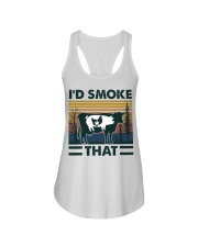 I Would Smoke That Ladies Flowy Tank tile