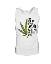Im blunt because god Unisex Tank tile