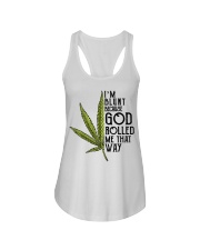 Im blunt because god Ladies Flowy Tank tile