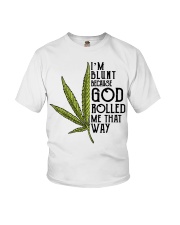 Im blunt because god Youth T-Shirt tile