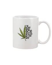 Im blunt because god Mug tile