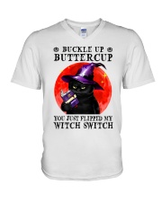 Buckle Up Buttercup V-Neck T-Shirt tile