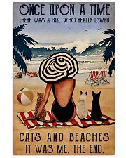 A Girl Loved Cat And Beaches It Was Me The End 11x17 Poster front