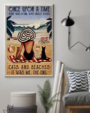 A Girl Loved Cat And Beaches It Was Me The End 11x17 Poster lifestyle-poster-1