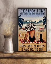 A Girl Loved Cat And Beaches It Was Me The End 11x17 Poster lifestyle-poster-3