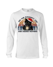 On The Naughty List And I Regret Nothing Long Sleeve Tee tile