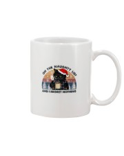 On The Naughty List And I Regret Nothing Mug tile