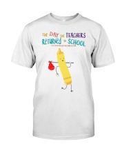 The Day The Teachers Backed To School Style 6 Premium Fit Mens Tee tile
