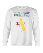 The Day The Teachers Backed To School Style 6 Crewneck Sweatshirt tile