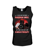 I'm On My Second Guardian Angel Unisex Tank tile