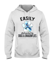 Easily Distracted By Dogs Hooded Sweatshirt tile