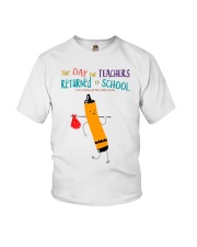The Day The Teachers Backed To School Style 10 Youth T-Shirt tile