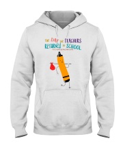 The Day The Teachers Backed To School Style 10 Hooded Sweatshirt tile