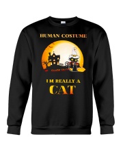 Human Costume I'm Really A Cat Crewneck Sweatshirt tile